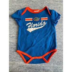 NCAA University of Florida Gators Baby Girl One Piece Romper - Size 3-6 Months